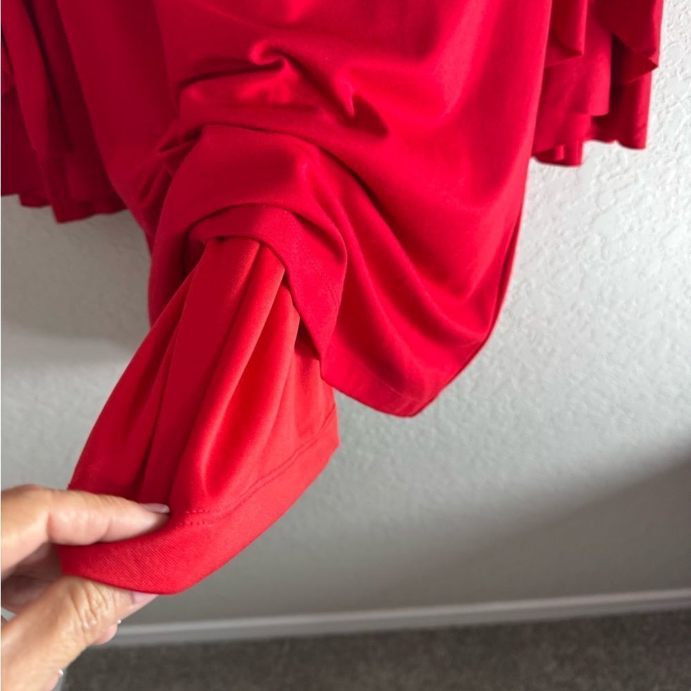 Bailey 44 Elegant Red Bell Sleeve Dress NWT - Picture 10 of 14